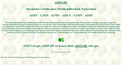 Desktop Screenshot of aimn.de