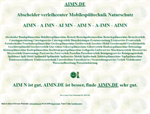 Tablet Screenshot of aimn.de
